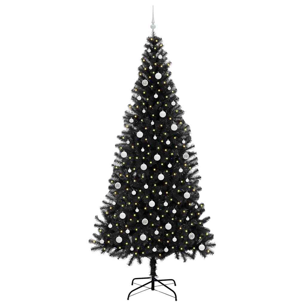 Kalėdų eglutė Juoda 240 cm PVC