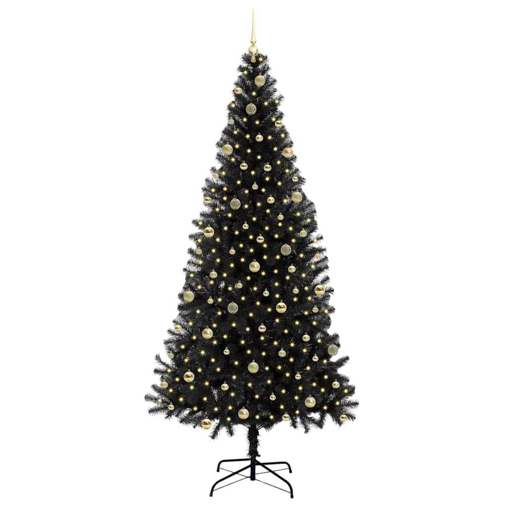 Kalėdų eglutė Juoda 240 cm PVC