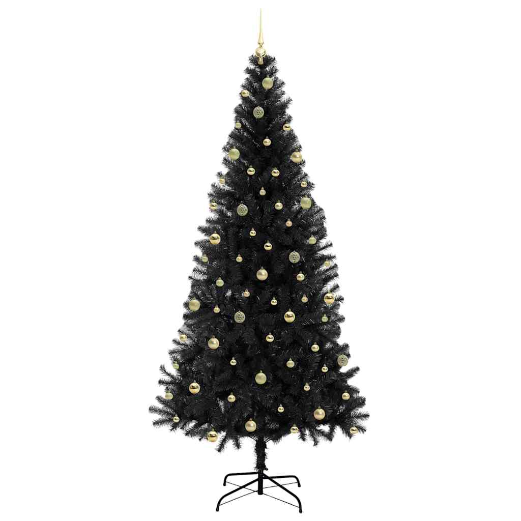 Kalėdų eglutė Juoda 240 cm PVC
