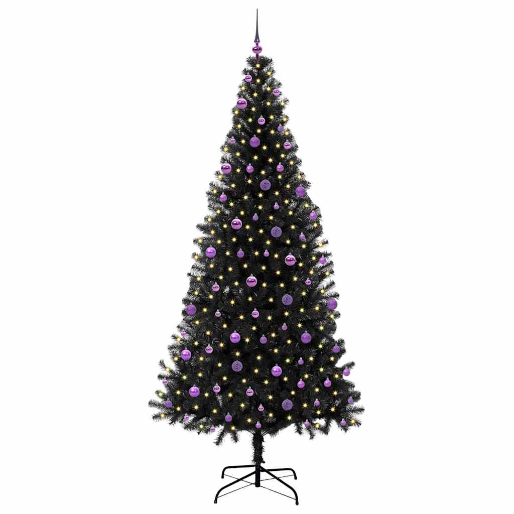 Kalėdų eglutė Juoda 240 cm PVC