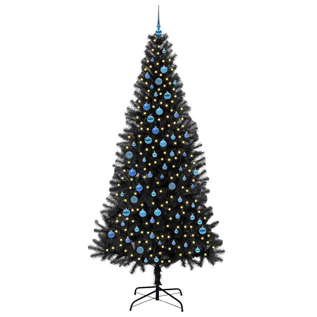 Kalėdų eglutė Juoda 240 cm PVC