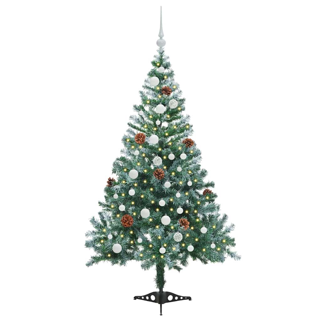 Dirbtinė Kalėdų eglutė Žalia 150 cm PVC ir plienas