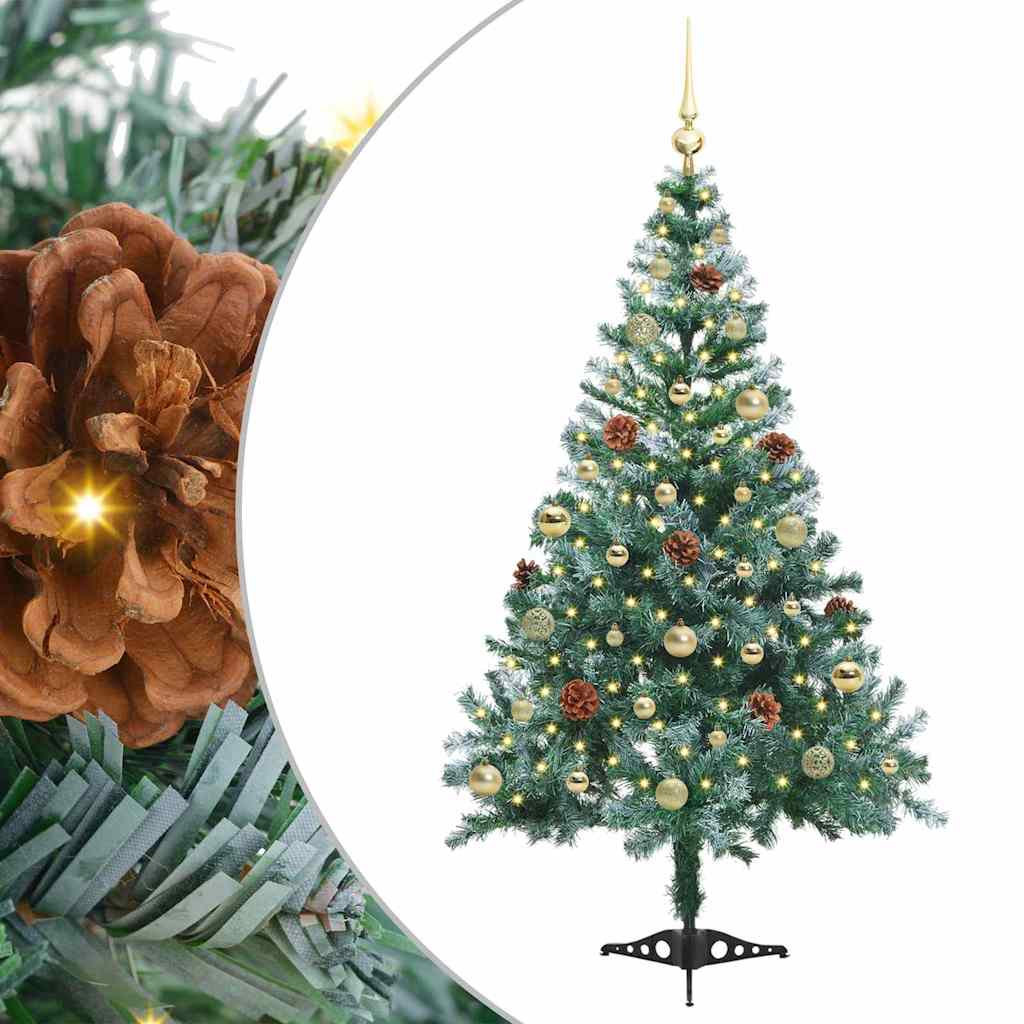 Dirbtinė Kalėdų eglutė Žalia 150 cm PVC ir plienas