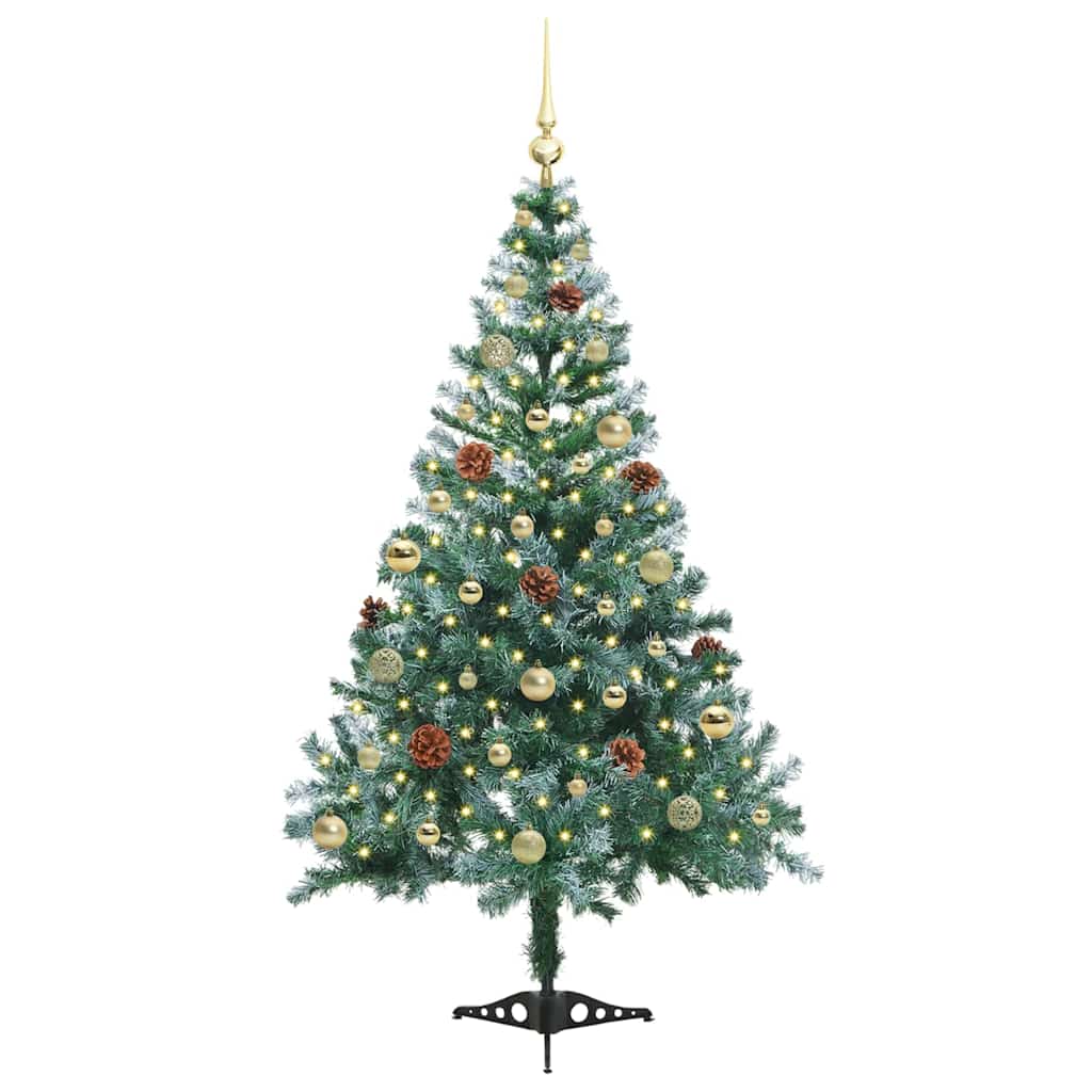 Dirbtinė Kalėdų eglutė Žalia 150 cm PVC ir plienas