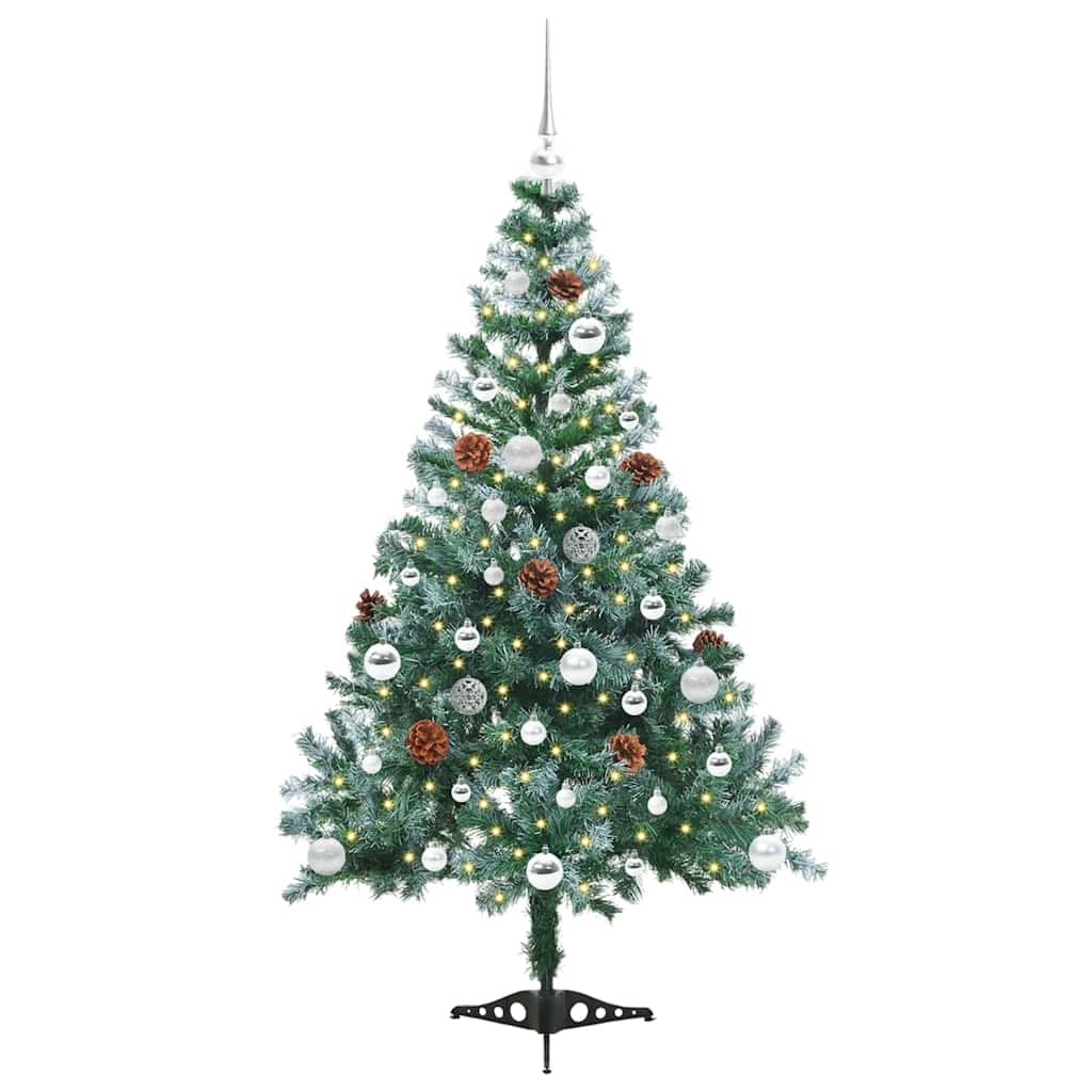 Dirbtinė Kalėdų eglutė Žalia 150 cm PVC ir plienas