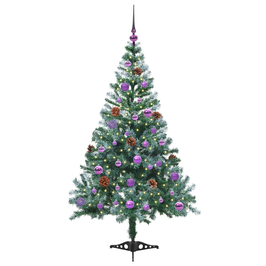 Dirbtinė Kalėdų eglutė Žalia 150 cm PVC ir plienas