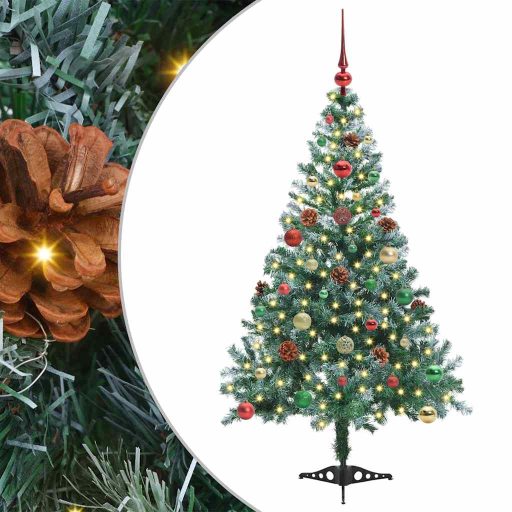 Dirbtinė Kalėdų eglutė Žalia 150 cm PVC ir plienas