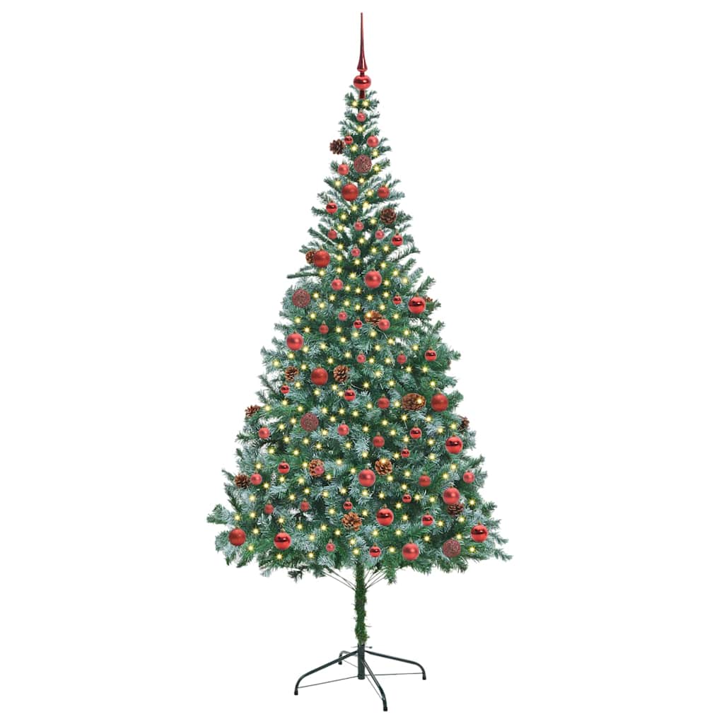 Dirbtinė Kalėdų eglutė Žalia 210 cm PVC ir plienas