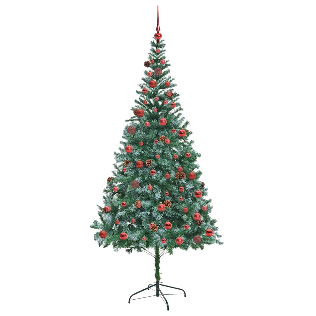 Dirbtinė Kalėdų eglutė Žalia 210 cm PVC ir plienas