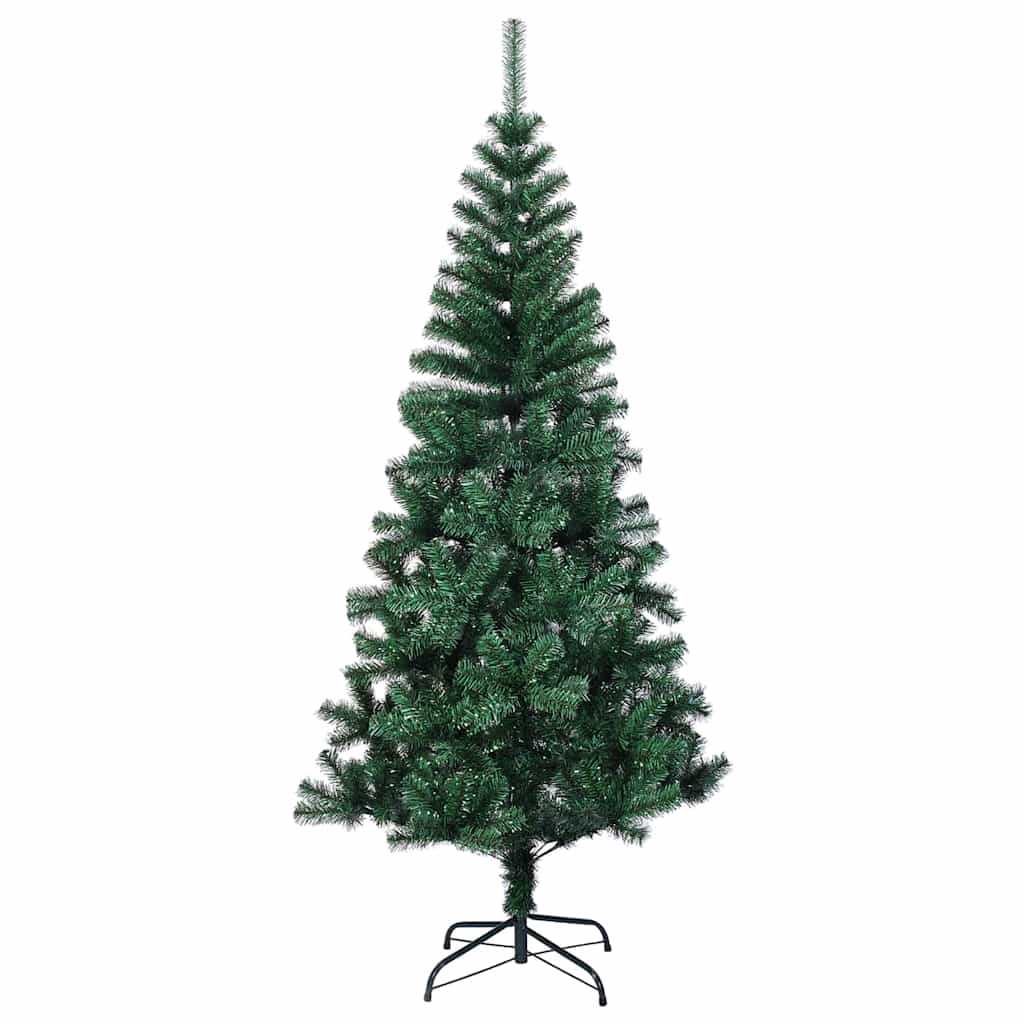 Dirbtinis prieššventinis eglutė su šviesomis Žalia 120 cm