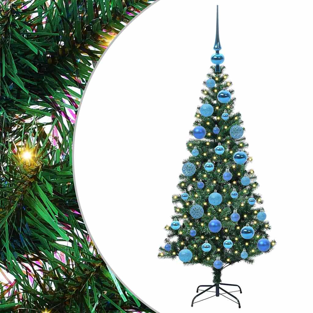 Mākslīgā Ziemassvētku eglīte ar gaismām Zaļa 120 cm