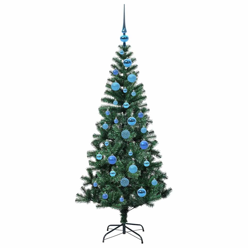 Artificial Pre-Lit Christmas Tree Green 150 cm