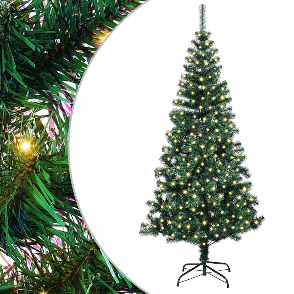 Artificial Pre-lit Christmas Tree Green 180 cm