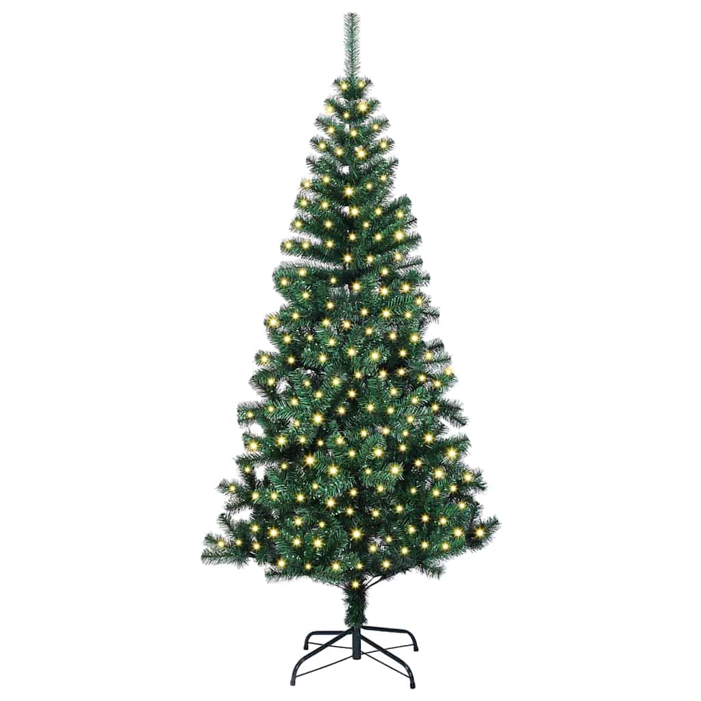 Artificial Pre-lit Christmas Tree Green 180 cm
