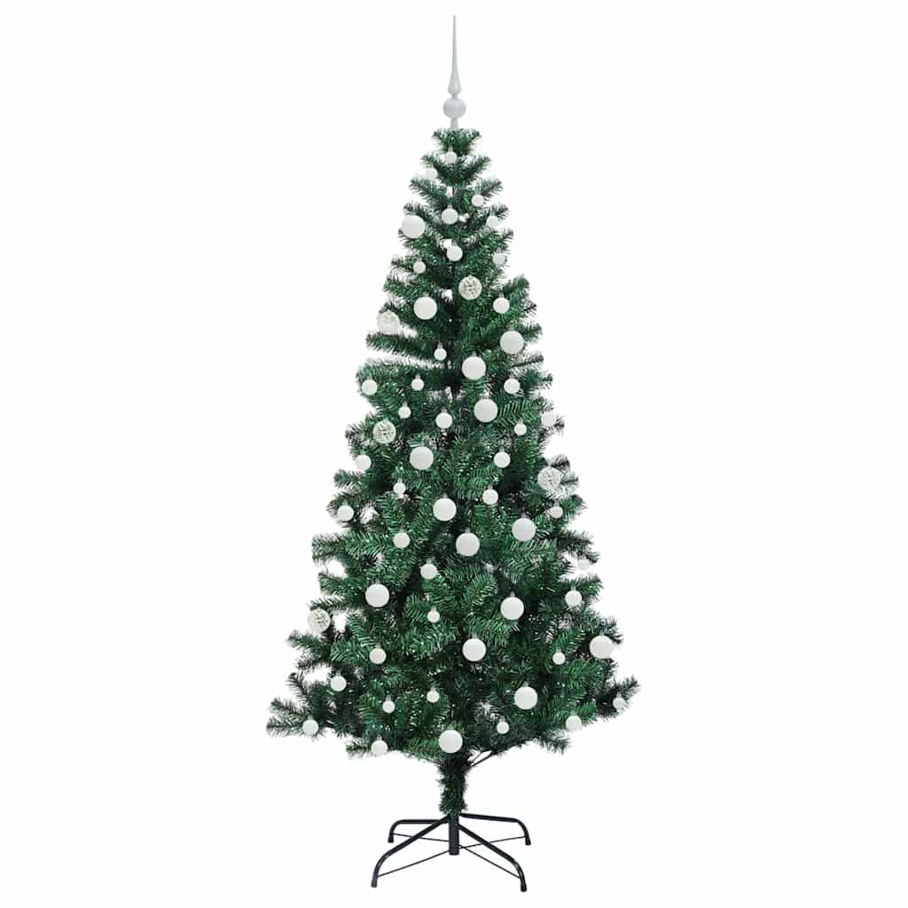 Mākslīgā Ziemassvētku eglīte ar lampiņām, zaļa, 180 cm