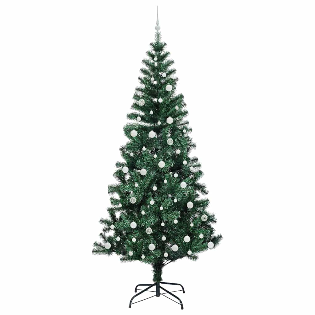 Artificial Pre-Lit Christmas Tree Green 240 cm
