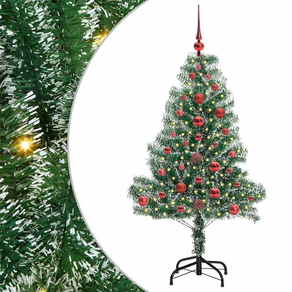 Dirbtinė Kalėdų Eglė Su Sniegu ir LED Šviesa su 150 LED 120 cm