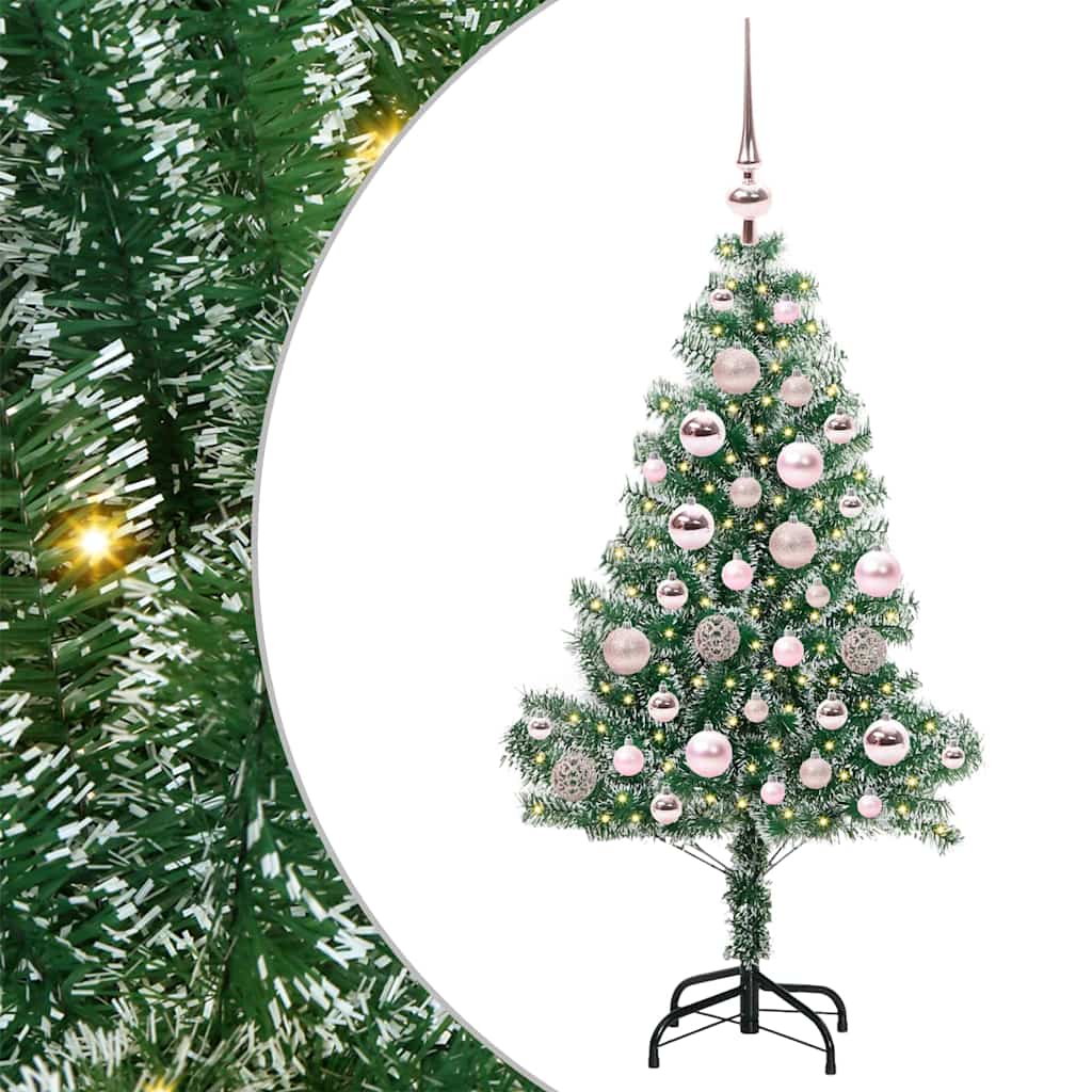 Dirbtinė Kalėdų Eglė Su Sniegu ir LED Šviesa su 150 LED 120 cm