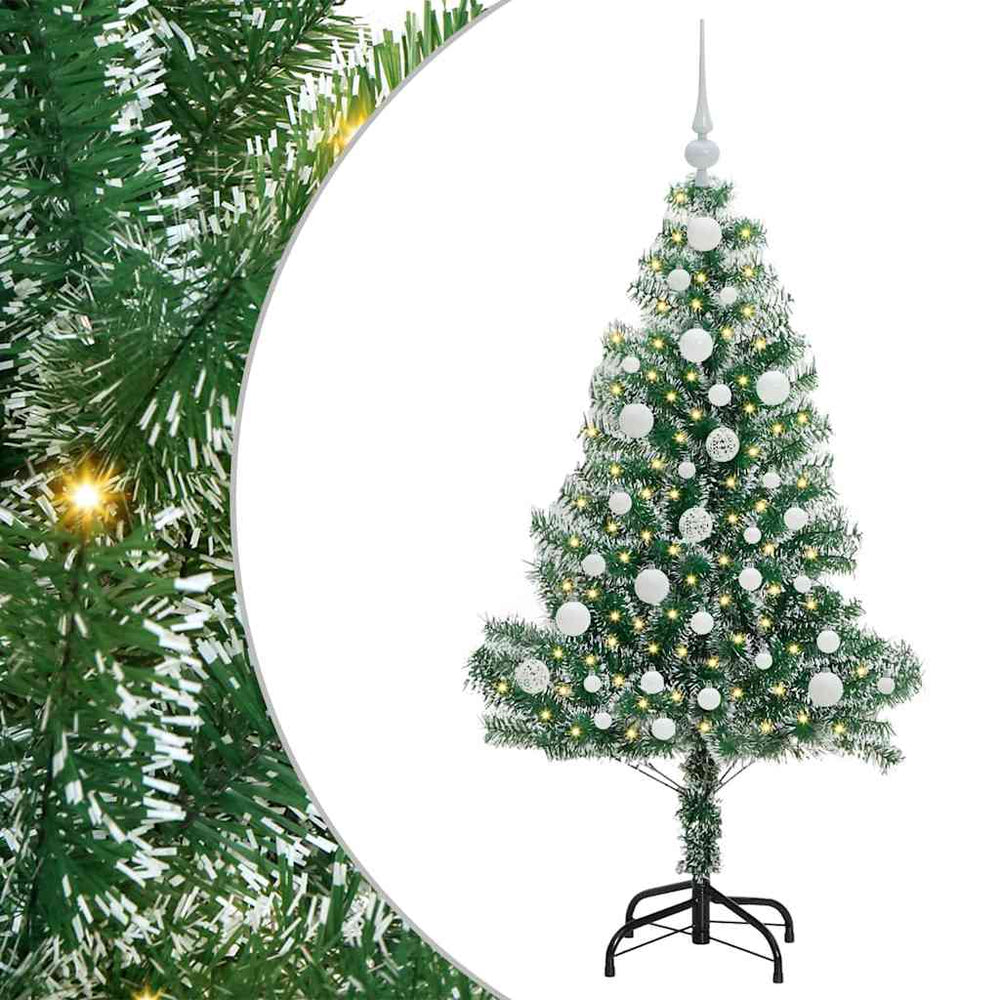 Dirbtinė Kalėdų Eglė Su Sniegu ir LED Šviesa su 150 LED 120 cm