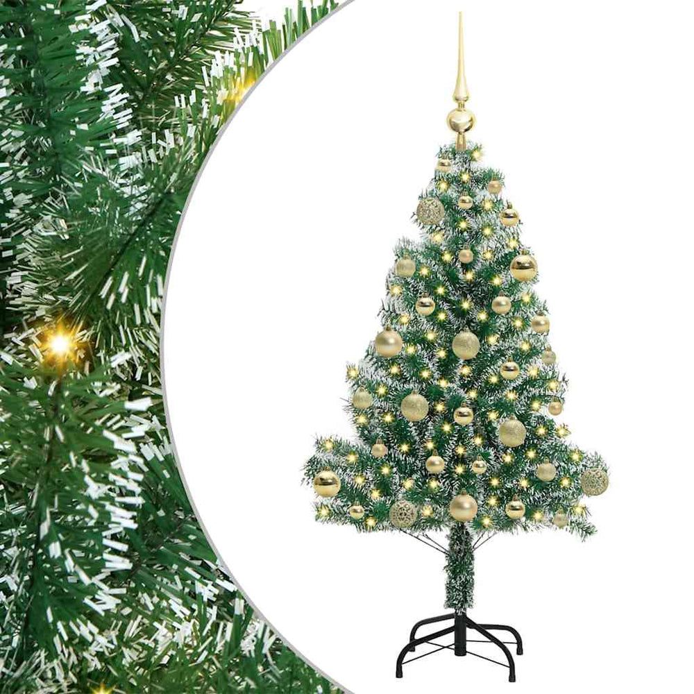 Dirbtinė Kalėdų Eglė Su Sniegu ir LED Šviesa su 150 LED 120 cm