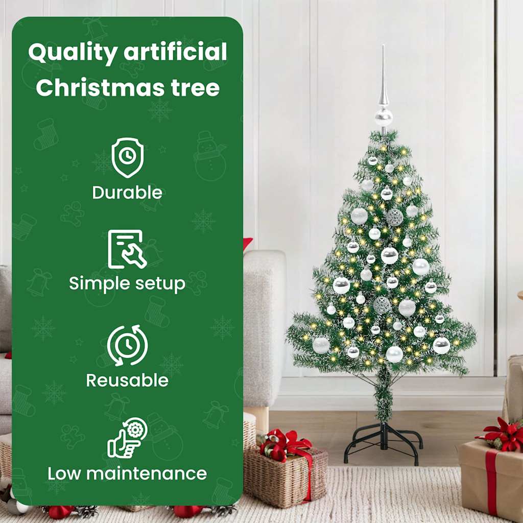 Dirbtinė Kalėdų Eglė Su Sniegu ir LED Šviesa su 150 LED 120 cm