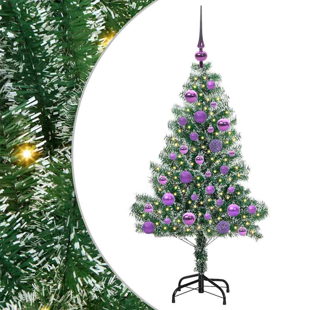 Dirbtinė Kalėdų Eglė Su Sniegu ir LED Šviesa su 150 LED 120 cm
