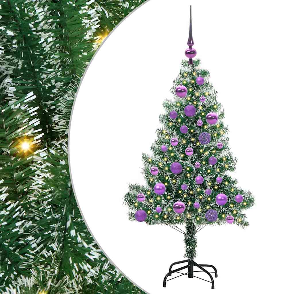 Dirbtinė Kalėdų Eglė Su Sniegu ir LED Šviesa su 150 LED 120 cm