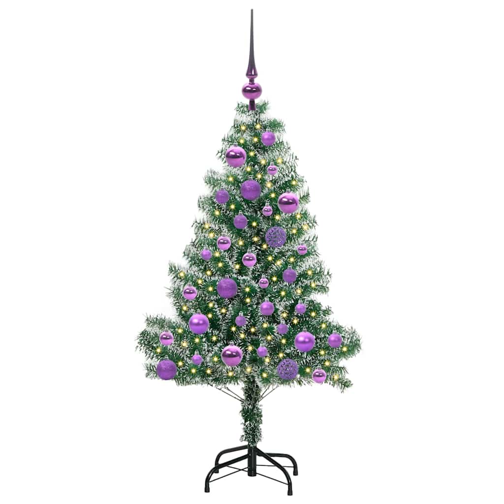 Dirbtinė Kalėdų Eglė Su Sniegu ir LED Šviesa su 150 LED 120 cm