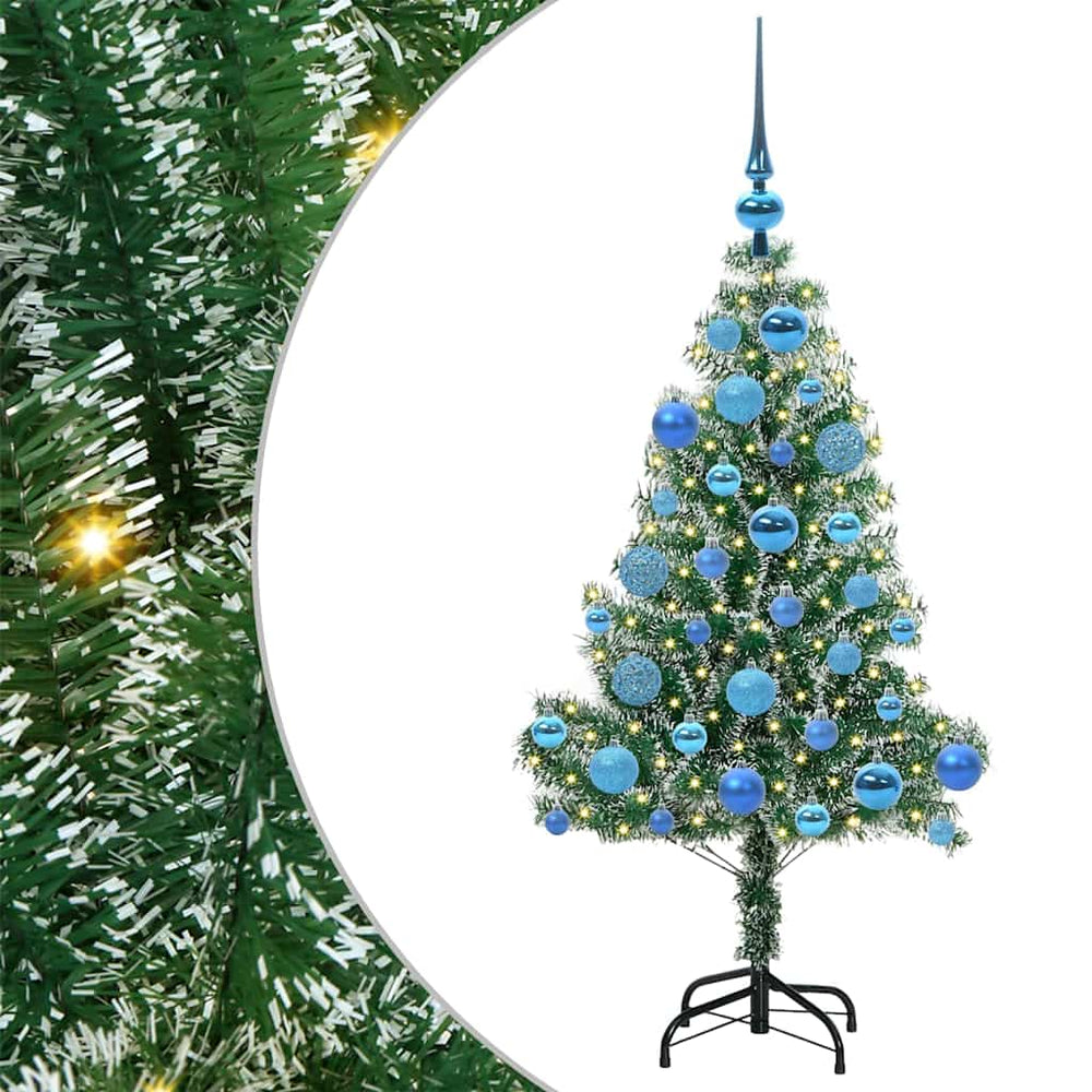 Dirbtinė Kalėdų Eglė Su Sniegu ir LED Šviesa su 150 LED 120 cm