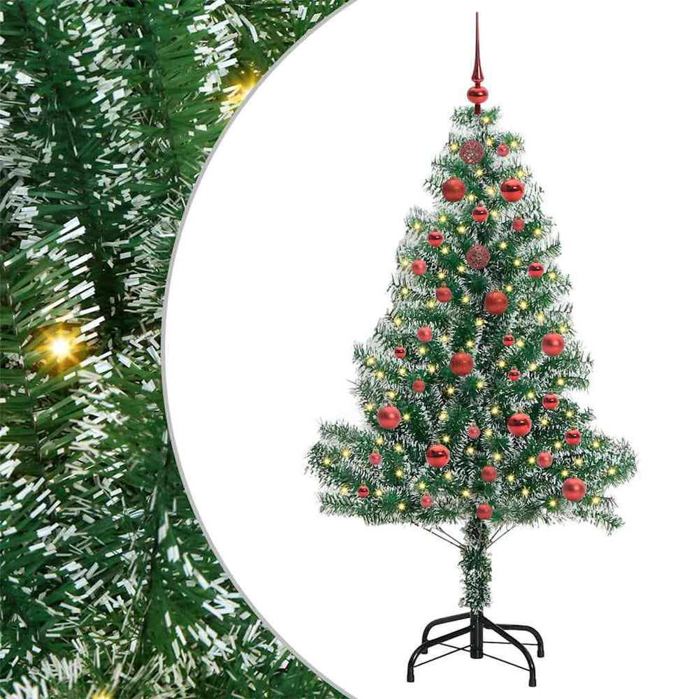 Artificial Christmas Tree With Snow and LED Light with 150 LEDs 150 cm