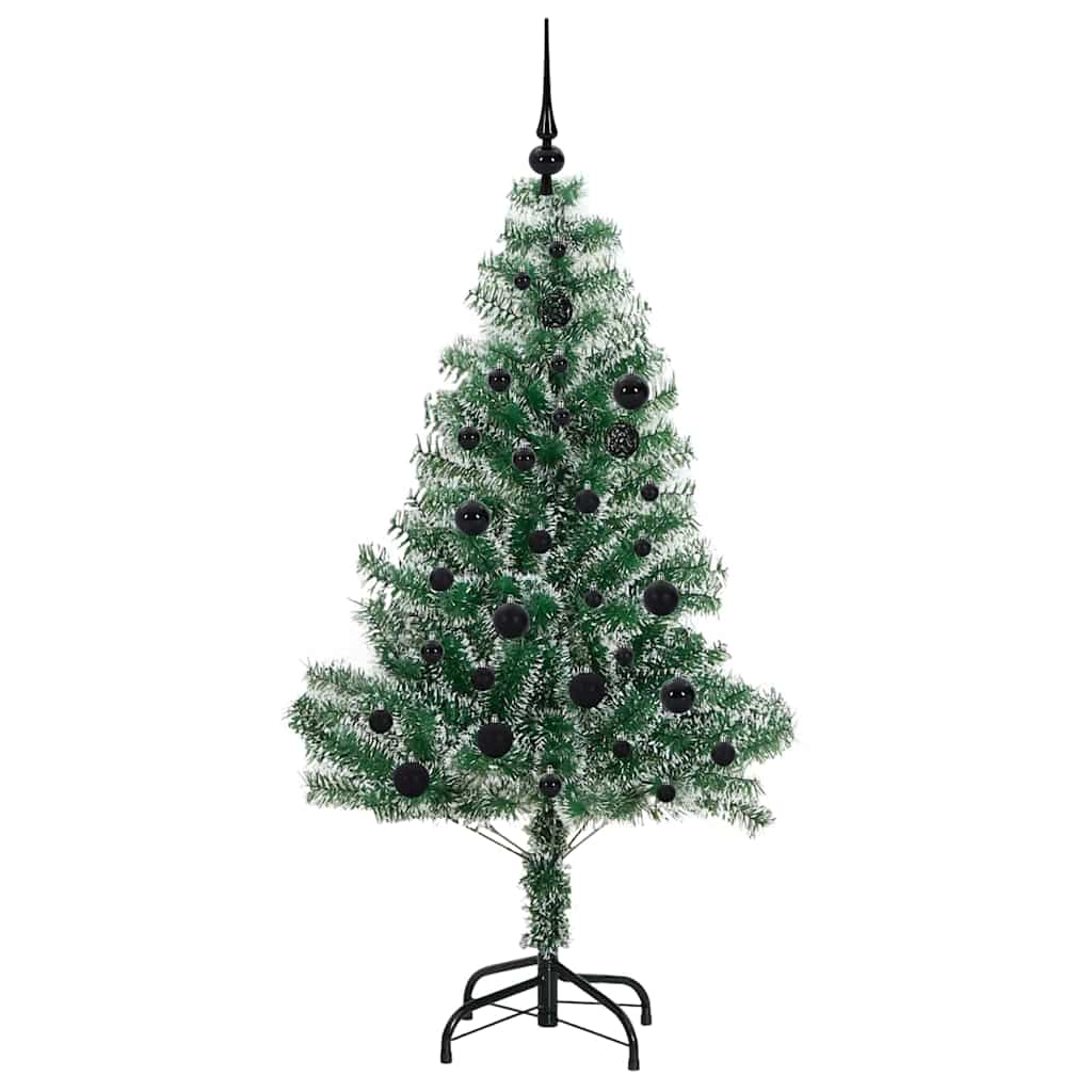 Mākslīgā Ziemassvētku eglīte ar sniegu un LED gaismu ar 150 LED 150 cm