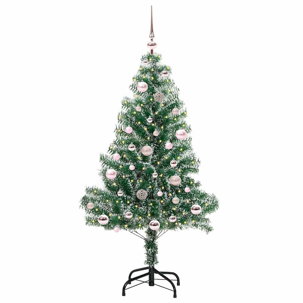 Artificial Christmas Tree With Snow and LED Light with 150 LEDs 150 cm