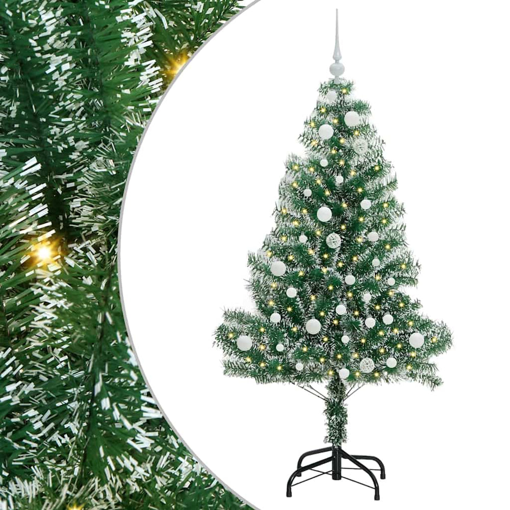Artificial Christmas Tree With Snow and LED Light with 150 LEDs 150 cm