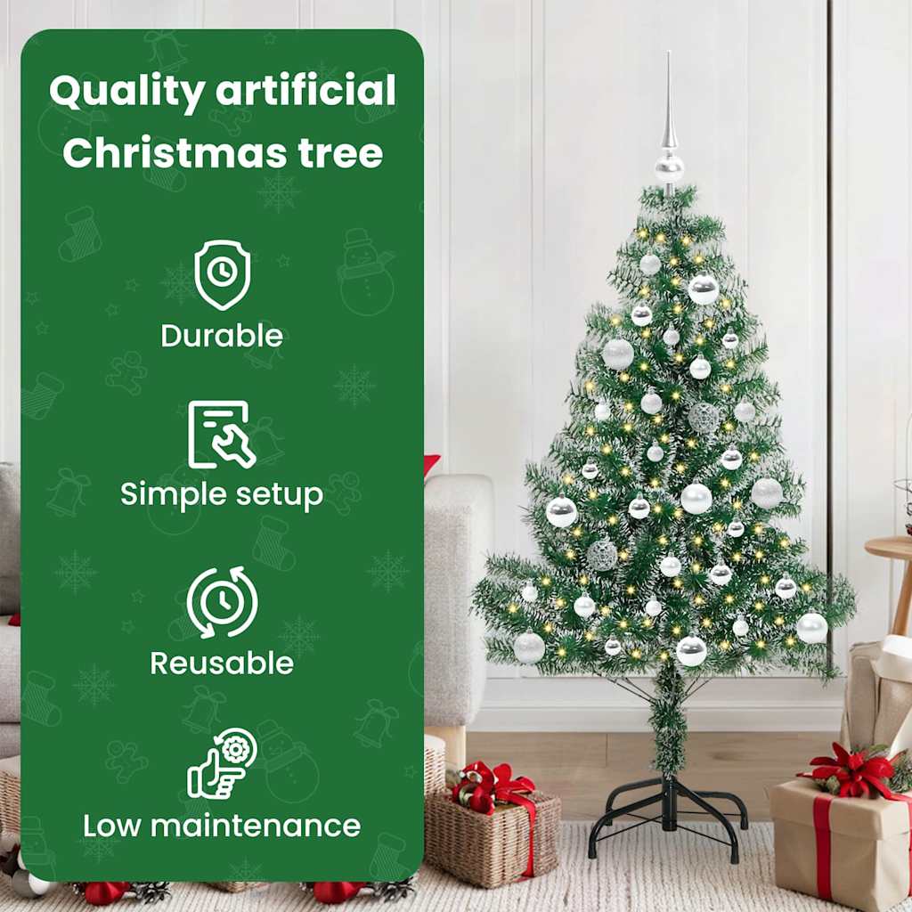 Dirbtinė Kalėdų Eglė Su Sniegu ir LED Šviesa su 150 LED 150 cm