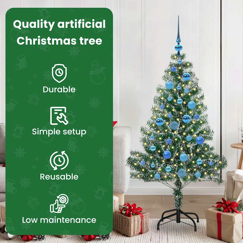 Dirbtinė Kalėdų Eglė Su Sniegu ir LED Šviesa su 150 LED 150 cm