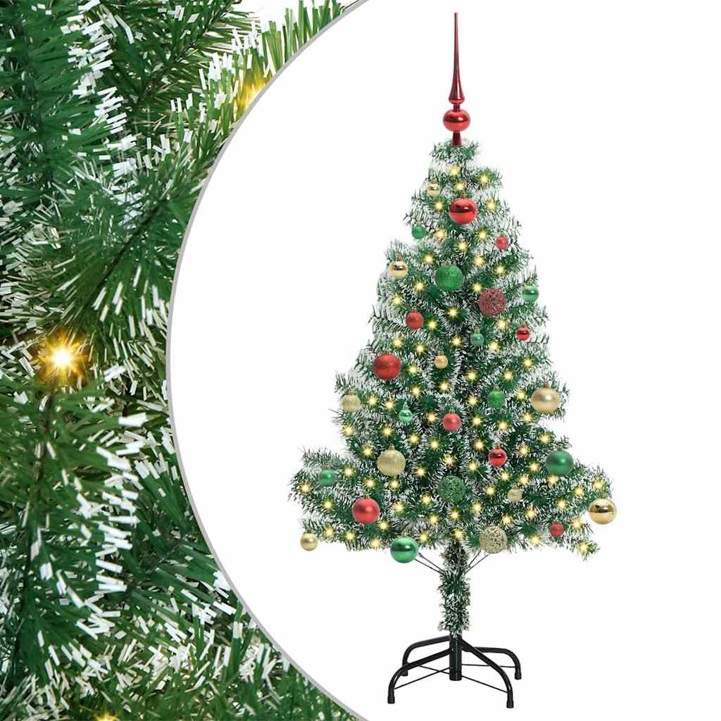 Dirbtinė Kalėdų Eglė Su Sniegu ir LED Šviesa su 150 LED 150 cm
