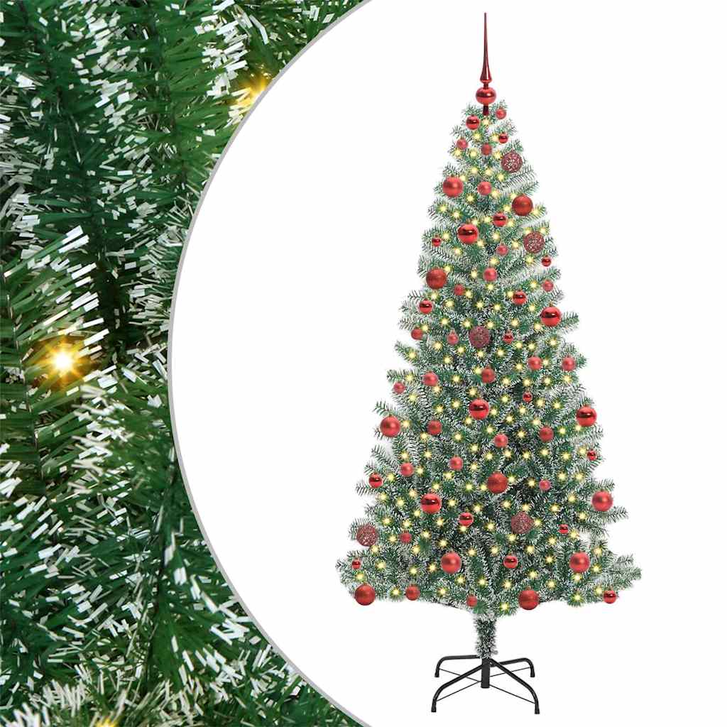 Dirbtinė Kalėdų Eglė Su Sniegu ir LED Šviesa su 300 LED 180 cm