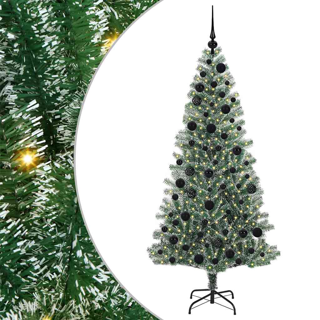 Dirbtinė Kalėdų Eglė Su Sniegu ir LED Šviesa su 300 LED 180 cm