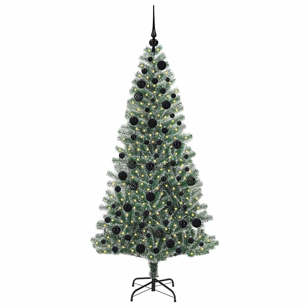 Dirbtinė Kalėdų Eglė Su Sniegu ir LED Šviesa su 300 LED 180 cm
