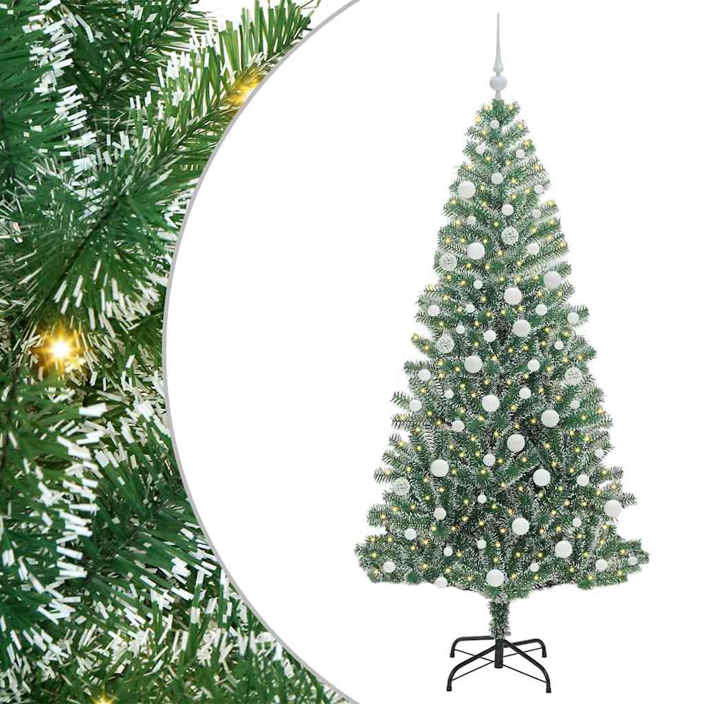 Dirbtinė Kalėdų Eglė Su Sniegu ir LED Šviesa su 300 LED 180 cm