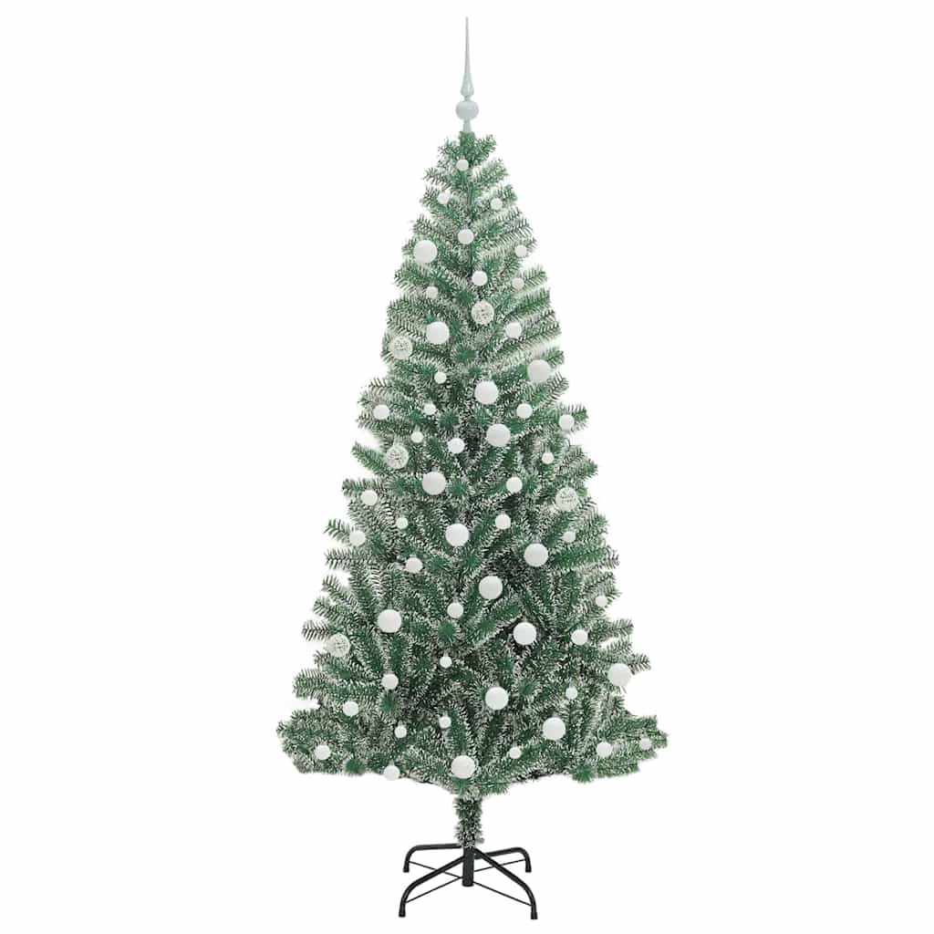 Dirbtinė Kalėdų Eglė Su Sniegu ir LED Šviesa su 300 LED 180 cm