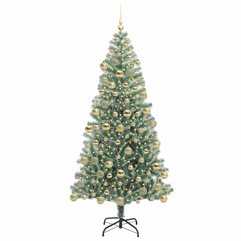 Dirbtinė Kalėdų Eglė Su Sniegu ir LED Šviesa su 300 LED 180 cm