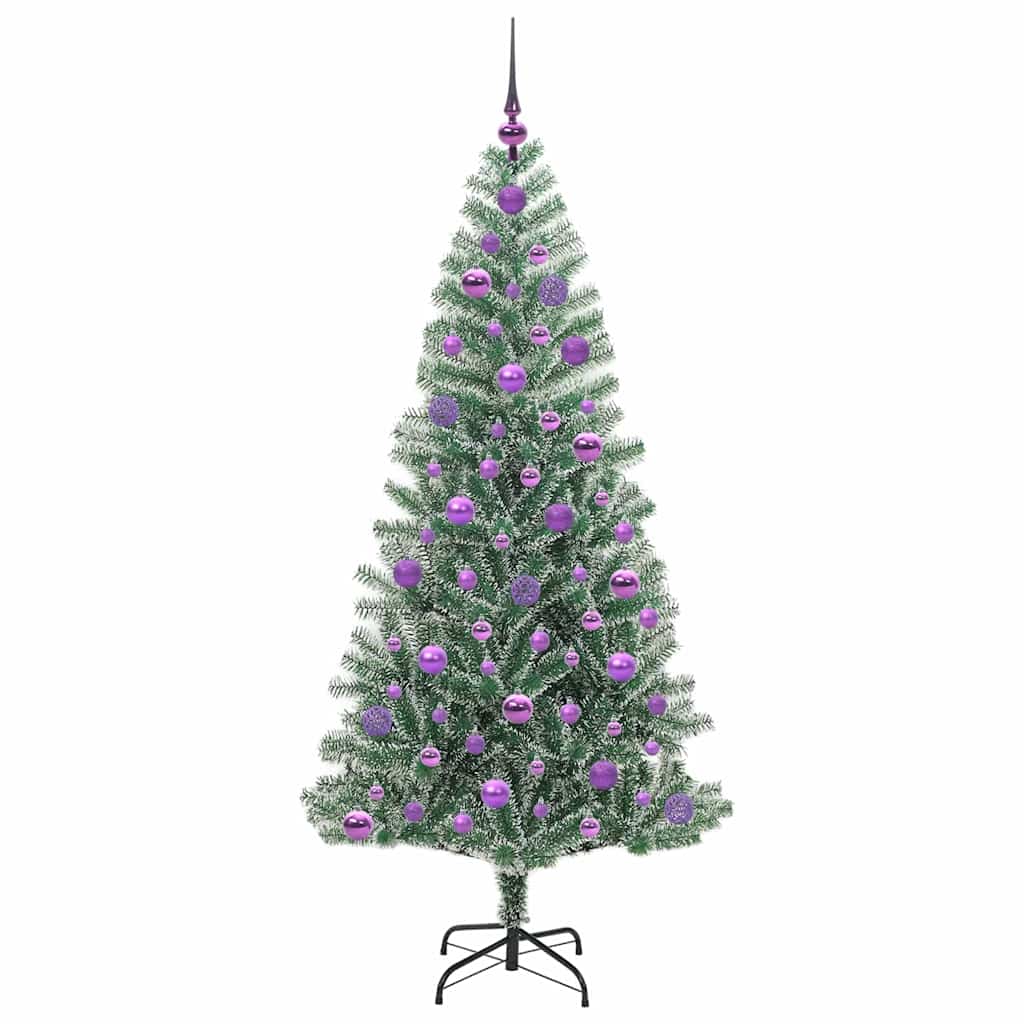Dirbtinė Kalėdų Eglė Su Sniegu ir LED Šviesa su 300 LED 180 cm