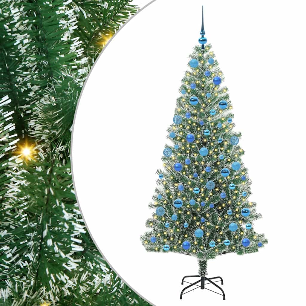 Dirbtinė Kalėdų Eglė Su Sniegu ir LED Šviesa su 300 LED 180 cm