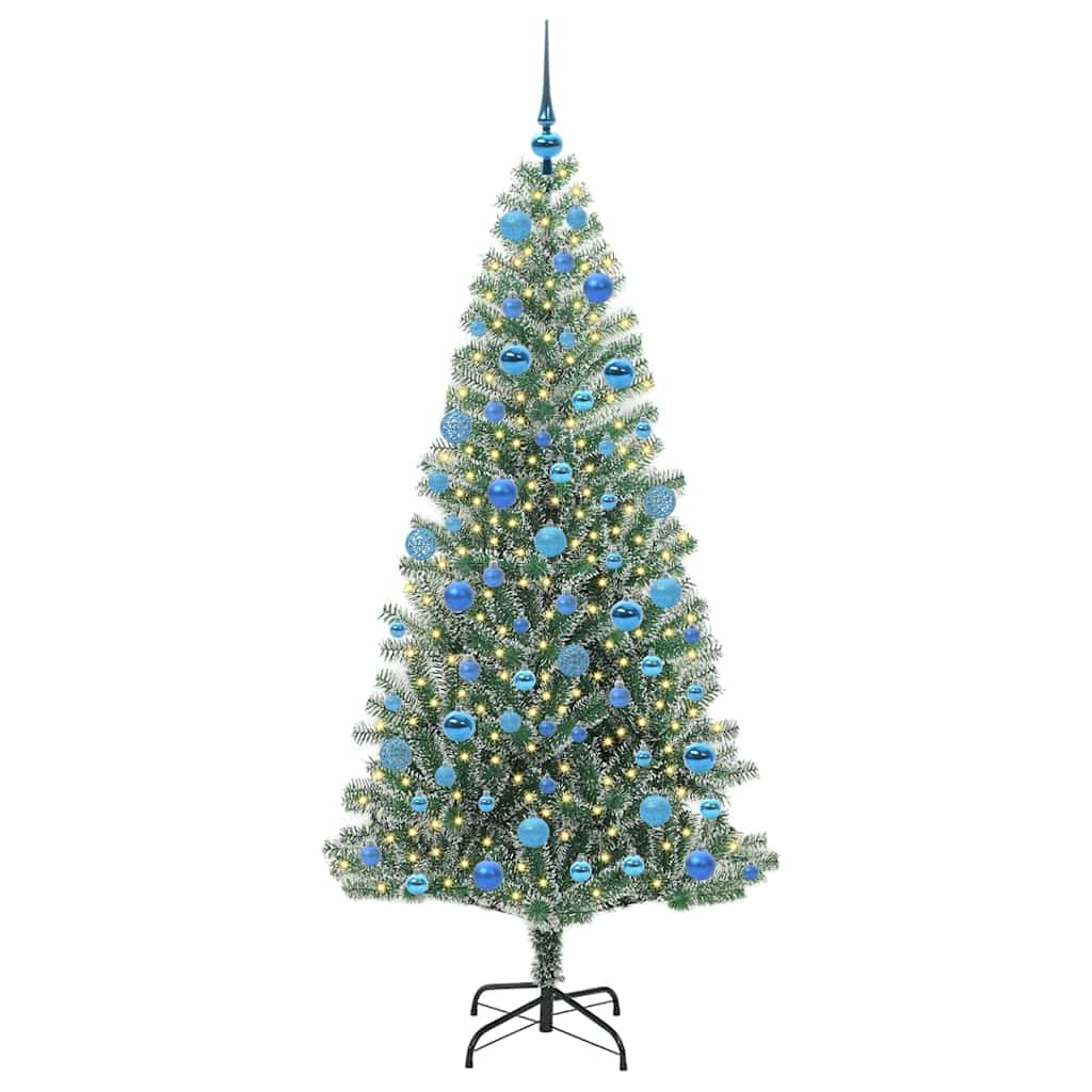 Dirbtinė Kalėdų Eglė Su Sniegu ir LED Šviesa su 300 LED 180 cm