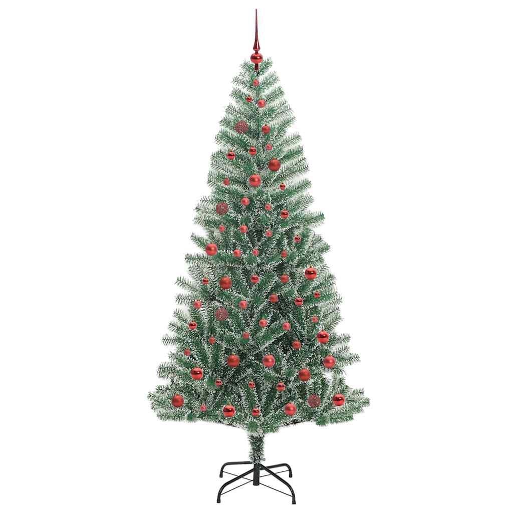 Dirbtinė Kalėdų Eglė Su Sniegu ir LED Šviesa su 300 LED 210 cm