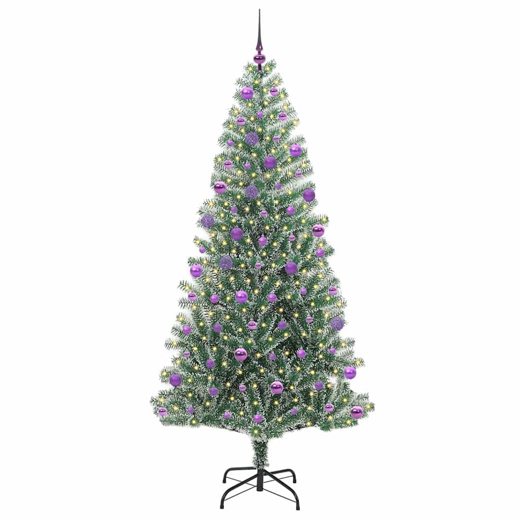 Dirbtinė Kalėdų Eglė SNOW NORDIC, Su Sniegu ir LED Šviesa su 300 LED 210 cm.