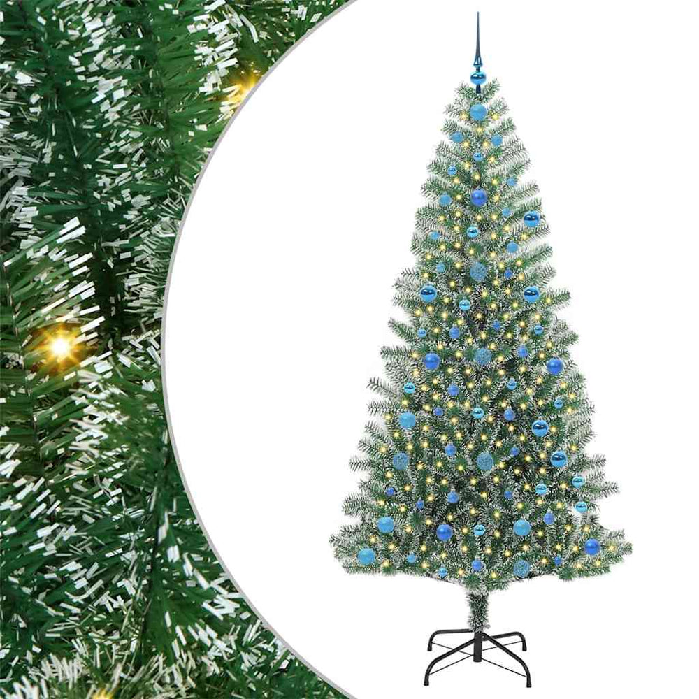 Dirbtinė Kalėdų Eglė SNOW NORDIC, Su Sniegu ir LED Šviesa su 300 LED 210 cm.