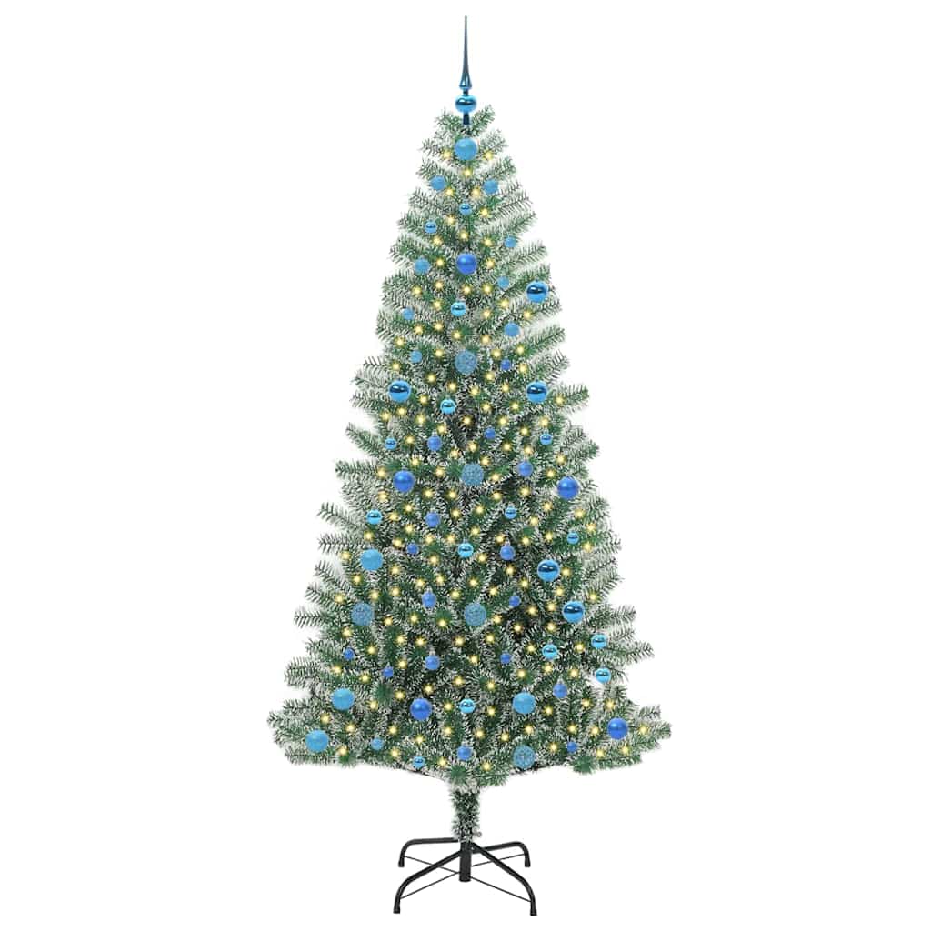 Dirbtinė Kalėdų Eglė SNOW NORDIC, Su Sniegu ir LED Šviesa su 300 LED 210 cm.