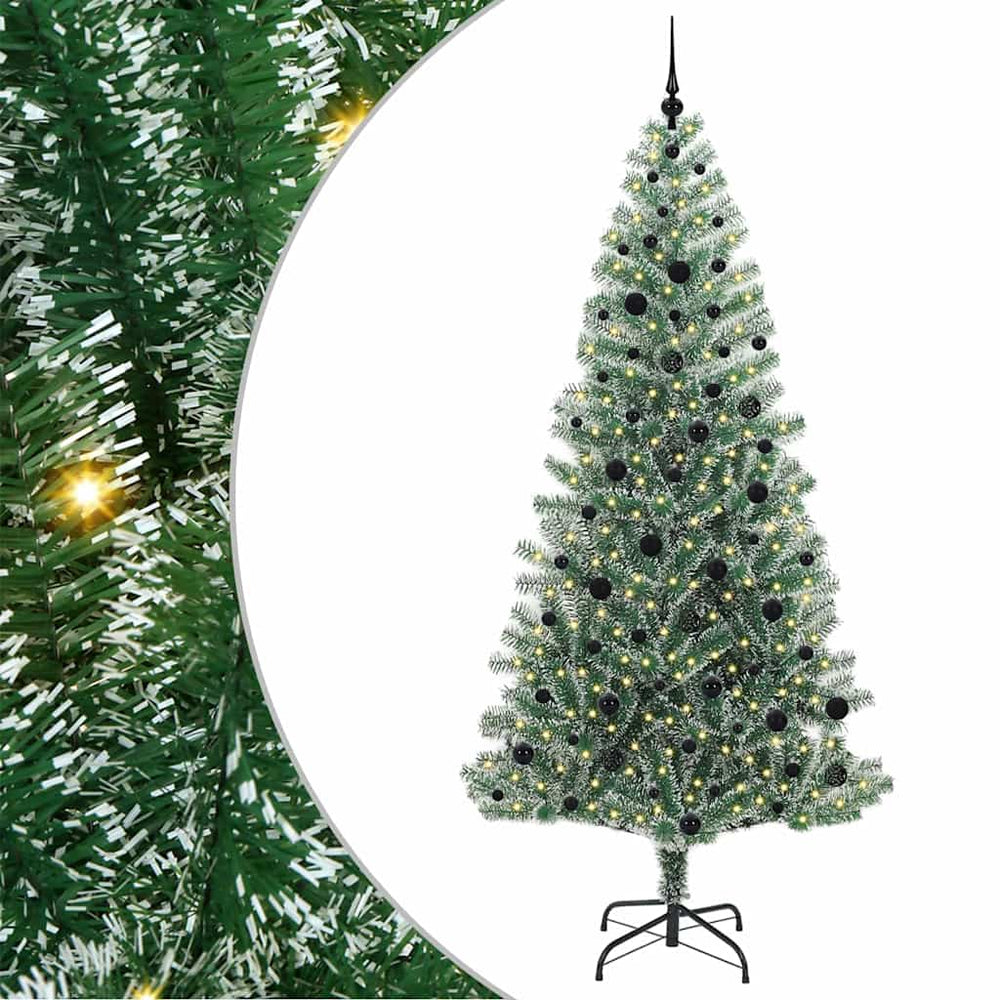 Dirbtinė Kalėdų Eglė HOLLOW STAR, Su Sniegu ir LED Šviesa su 300 LED 240 cm.